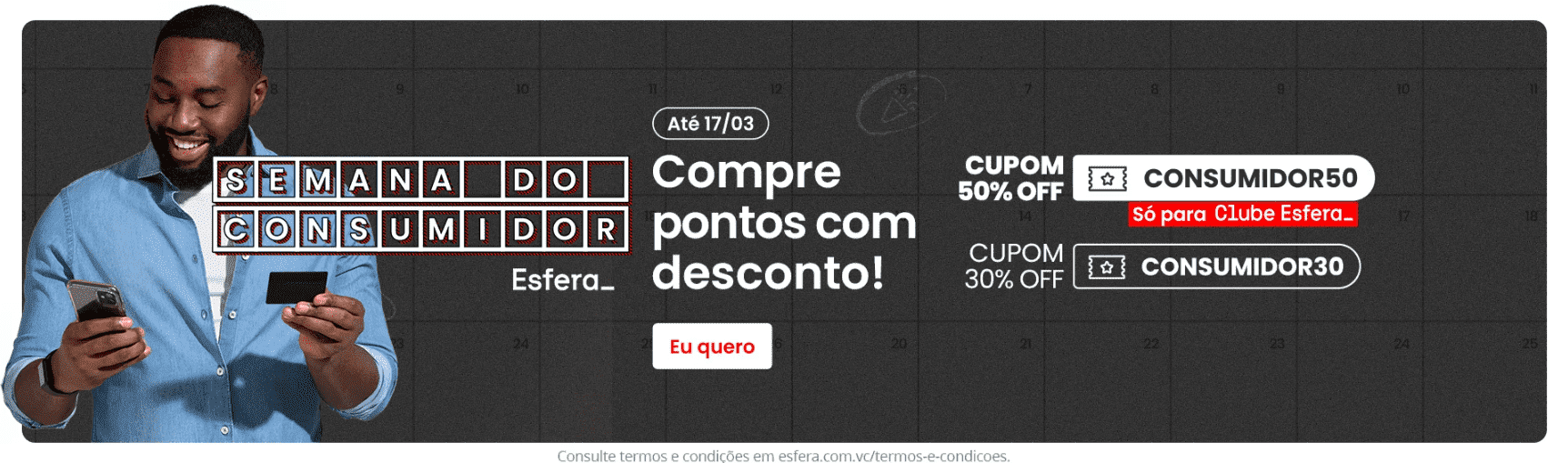 Compre Pontos Esfera Até 50 de Desconto Entenda