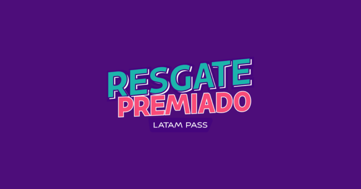 Imagem representa promoção de Resgate Premiado do LATAM Pass