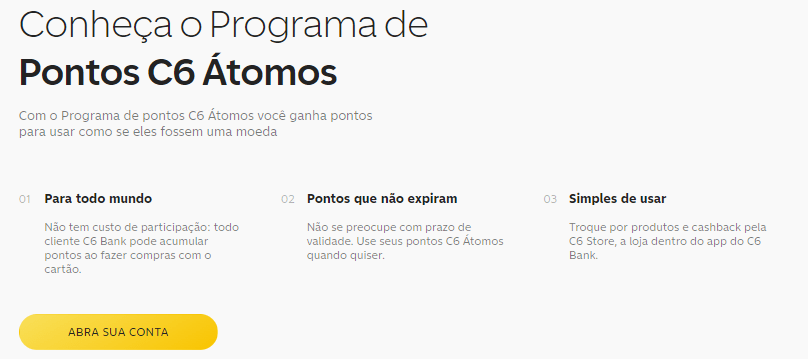 Conheça o C6 Átomos