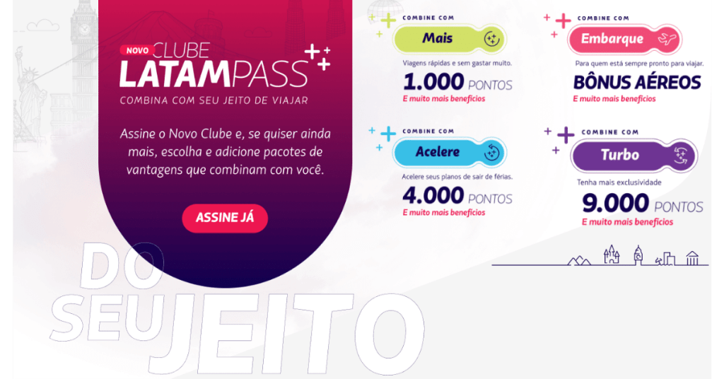 Imagem representa Clube LATAM Pass