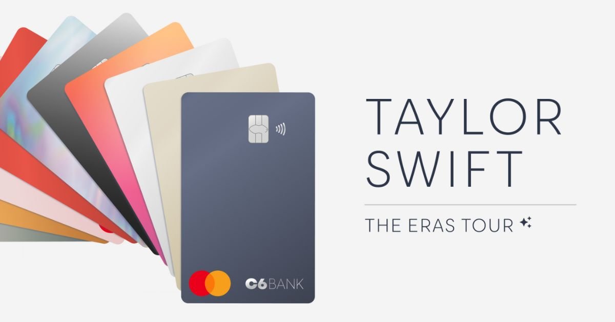 Imagem representa venda exclusiva de ingressos do show da Taylor Swift para clientes C6 Bank