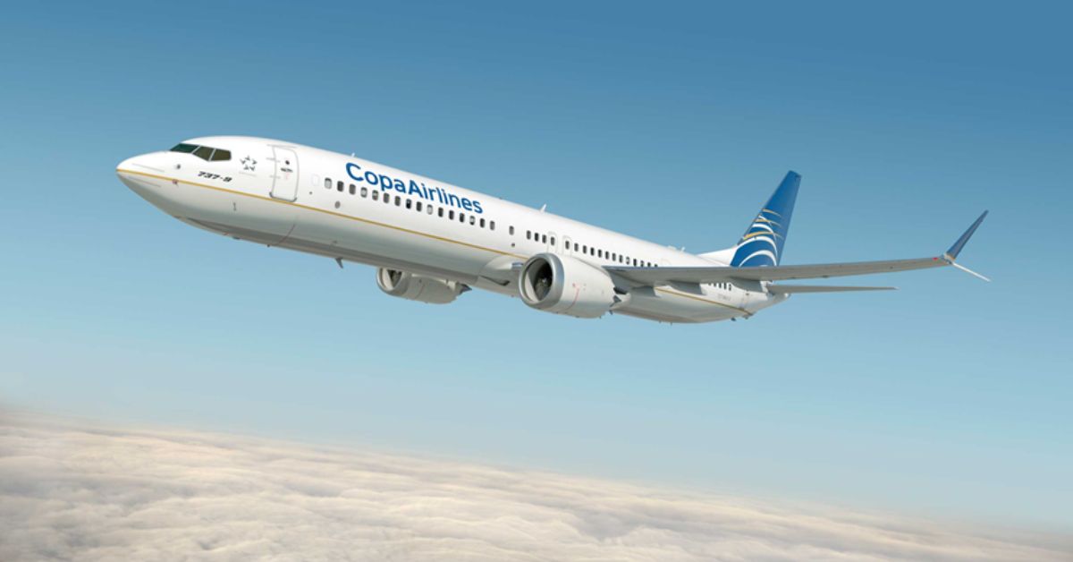 Imagem representa Boeing 737 MAX 9 da Copa Airlines