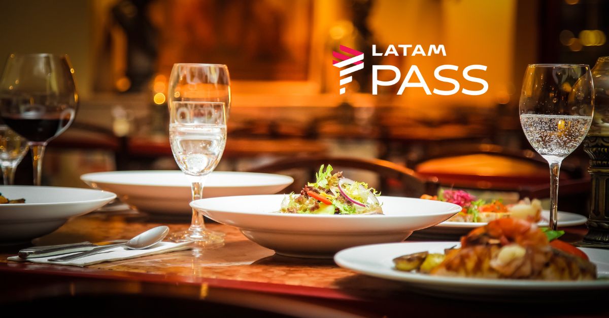 Pontos LATAM Pass em restaurantes