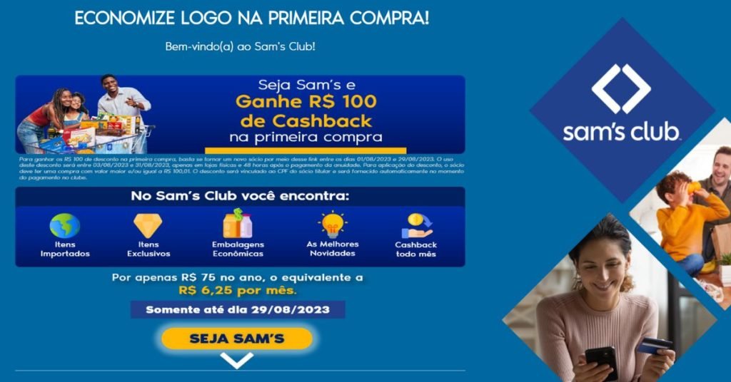 Cadastro de Sócio - Sam's Club