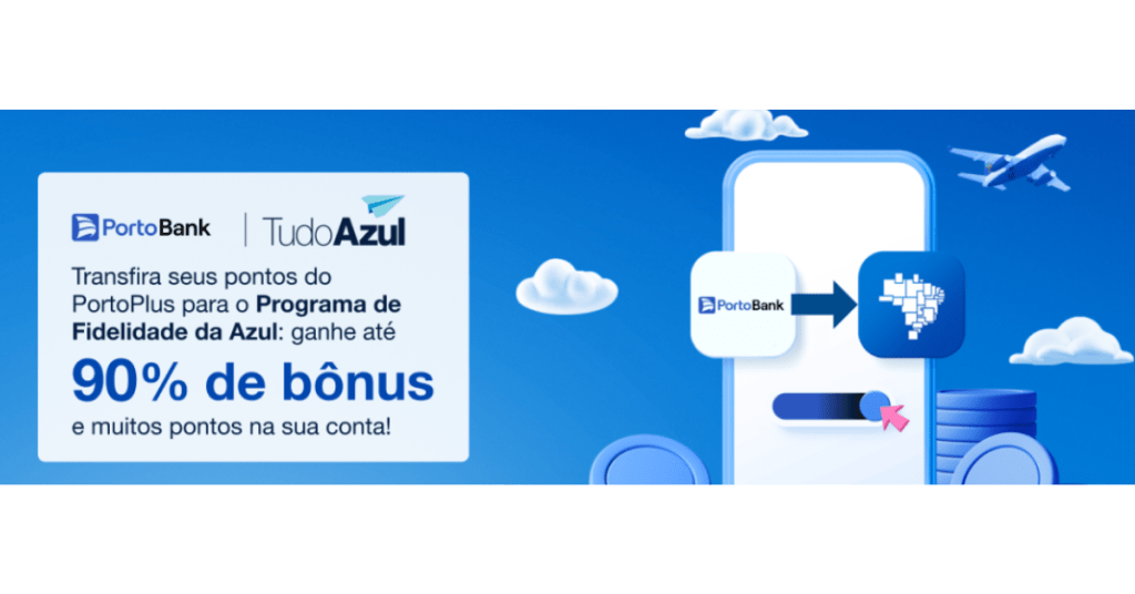 Promoção bônus TudoAzul e Porto Bank