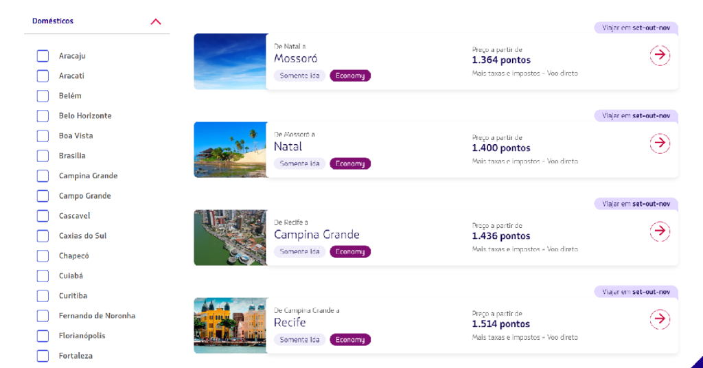 Mega Promo LATAM com pontos