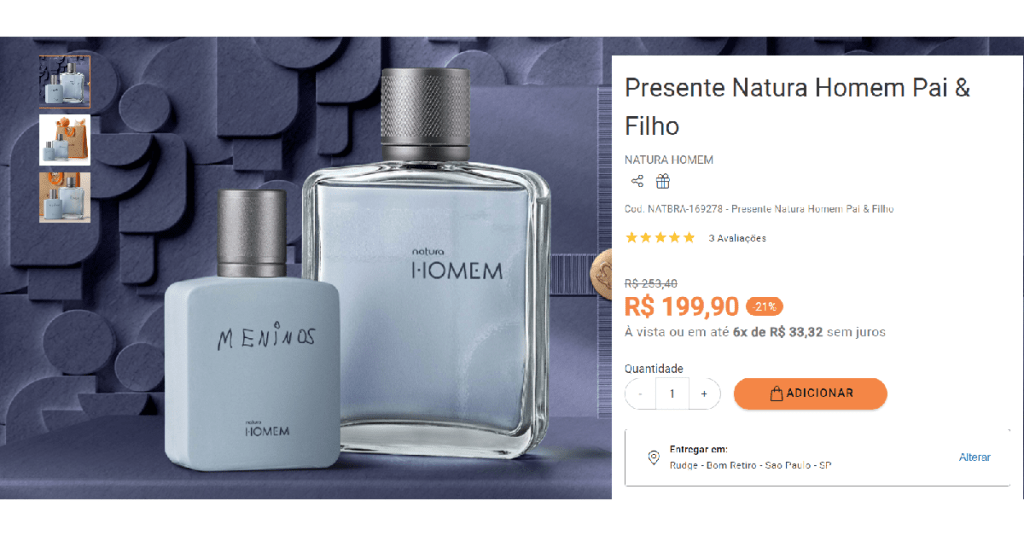 Promoção Esfera e Natura