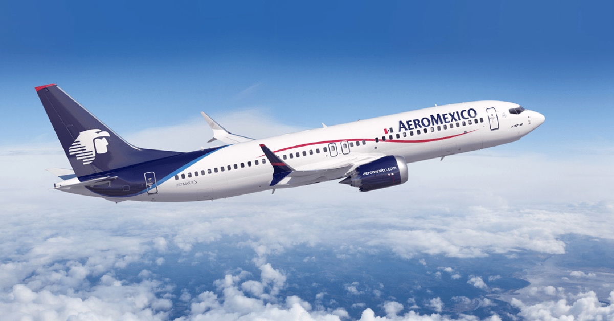 Assentos novos na Aeromexico